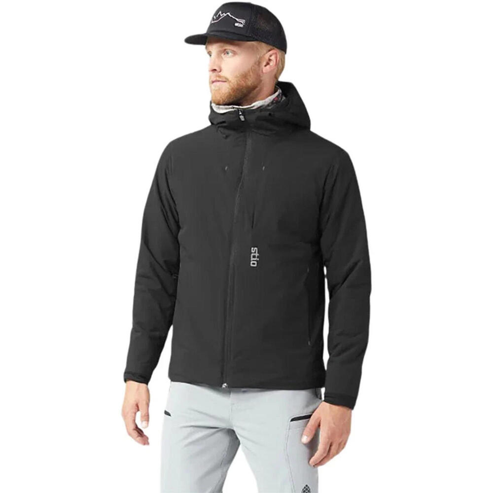 NWT $269 STIO Fernos Insulated Hooded Jacket Abbys Black  - Men's Size S